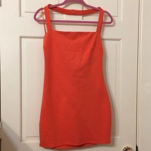 Beautiful Orange 'By The Way' cocktail Dress